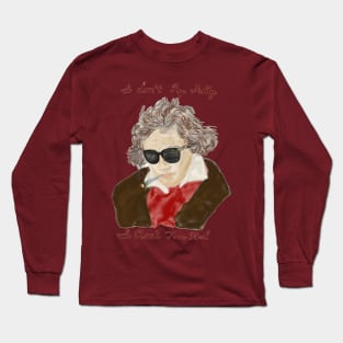 Edgy Ludwig van Beethoven Long Sleeve T-Shirt